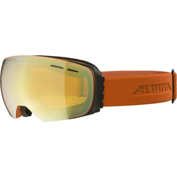 Alpina Odrasla smučarska očala Granby Q-Lite Black-Pumpkin Oranžna