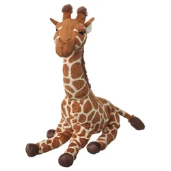 SANDLÖPARE Plišana igračka, mladunče žirafe/smeđa, 45 cm