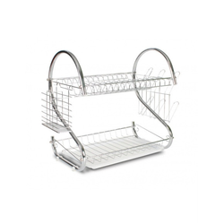 Rosberg r53000h ocedjivač za sudove 2 nivoa hromiran 40x25x39cm ( 006671 )