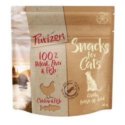 Purizon Snack za mačke - piletina i riba - bez žitarica - 40 gBESPLATNA dostava od 299kn