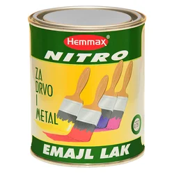 Hemmax Nitro emajl lak za drvo i metal 0.75l t.braon Nevena color