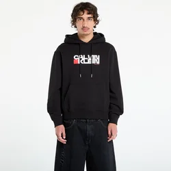 Mikina Calvin Klein Jeans LS Terry Sweatshirt Black S