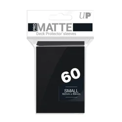 Ultra Pro Matte Desk Protector Sleeves 60 Small Black