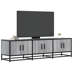 TV ormarić sivi Sonoma 150x35x41 cm Konstruirano drvo i metal