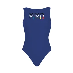 VIVID Enodelne kopalke temno modra/črna/bela
