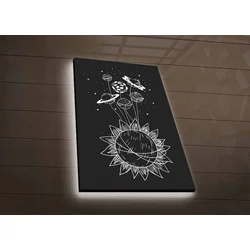 Wallity Slika sa LED osvetljenjem NASA-044, 45x70 cm