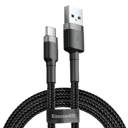 Baseus Cafule kabel USB - USB-C 2A 3m: crno-sivi