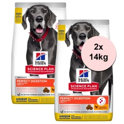 Hills Science Plan Canine Perfect Digestion Large Breed 2x14kg