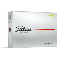 Golf žogice Titleist  Pro V1x 2025 Standard, 12, Pro V1x