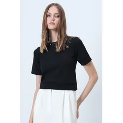 Trend Alacati Stili Ženska bluza Alc-X14637, Crna
