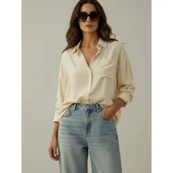 WEARABLE STORIES Bluza Minthe kremna