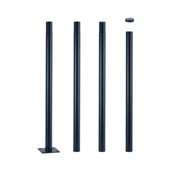Brilagi - Metalni stub za spoljašnju rasvetu 4 m, prečnik 58 mm, antracit