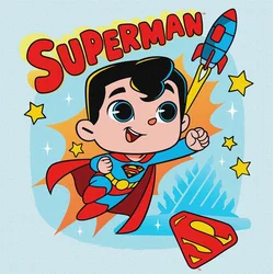 Ideyka Slikanje po številkah – Superman © Warner Bros., 25 × 25 cm