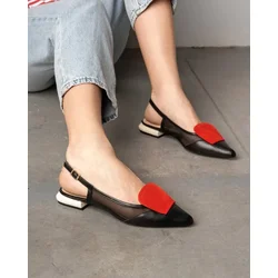 Invento Ženske kožne sandale 741 216 PAR10, Crne