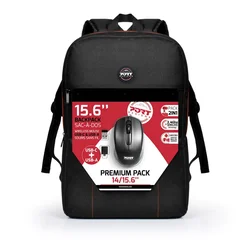 PORT DESIGN Ranac za laptop Premium 14/15.6’’, + bezicni mis Crni