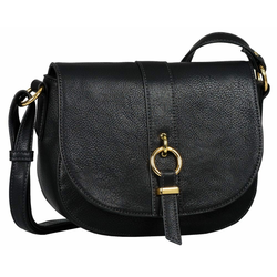 Tom Tailor crossbody torba Sia Flapbag crna