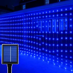 Solarne dekorativne PLAVE sijalice 3x3m