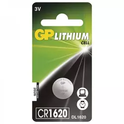 Litijumska dugmićasta baterija CR1620 GP LITHIUM 3V/75 mAh