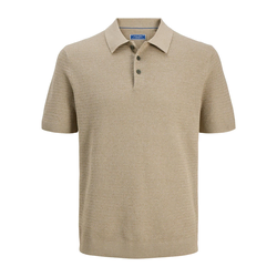 JACK & JONES Majica Bluriley svetlo rjava