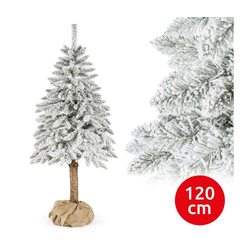 Božično drevo na stojalu NATURAL WITH SNOW 120 cm smreka