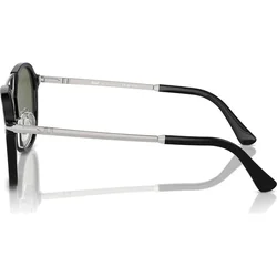 Persol Muške naočare za sunce 0PO3352S 95/58, Četvrtaste, Polarizovane, Crne