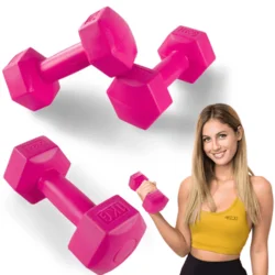 shumee 4FIZJO ŠESTERKOTNE uteži - 2 kosa rdeče 3 kg