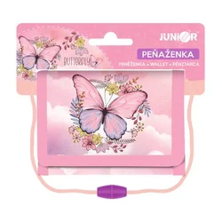 Otroška tekstilna denarnica JUNIOR S9 - Metulj