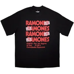 Ramones Majica Concert Unisex Black S