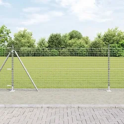 Zavareno žičano ogradno mreža s betonskom podlogom