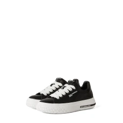 KARL LAGERFELD JEANS Visoke superge  KLJ LEDER-SNEAKER  črna