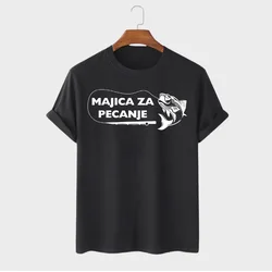 MAFIMI Muška majica Majica za pecanje, Crna