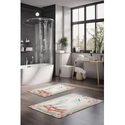 Lessentiel Maison Set prostirki za kupatilo CT-5258, 2 Komada, Šarena