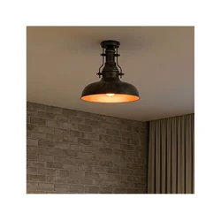 Brilagi - Plafonsko svetlo PYRONIC 1xE27/40W/230V prečnik 32 cm bronza/patina