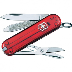 Victorinox Žepno orodje Victorinox Classic, 0.6223.T, prozorno rdeče barve, število funkcij: 7