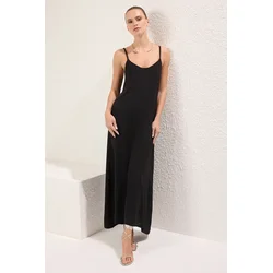 Trendyol Milla Ženska haljina Twoss24El00995, Crna