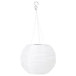 SOLVINDEN Visilica, solarno bela, 22 cm