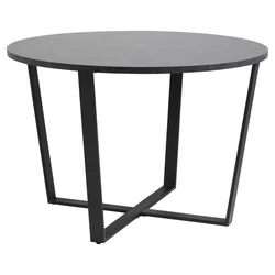 Homestar Jedilna miza AMBLE D110xV75cm črni marmor
