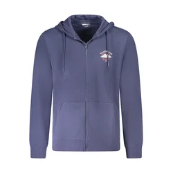 WRANGLER MEN'S ZIP-UP SWEATSHIRT BLUE
