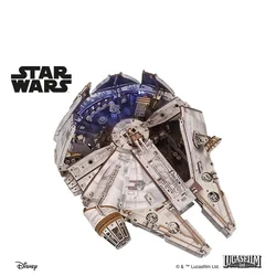 UGEARS 3D sestavljanka Star Wars: Millennium Falcon 1235 kosov