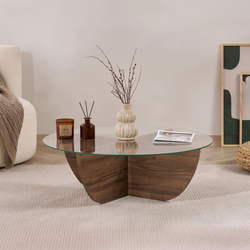 Hanah Home Sto za dnevnu sobu Liya, 90x30x90 cm, Braon
