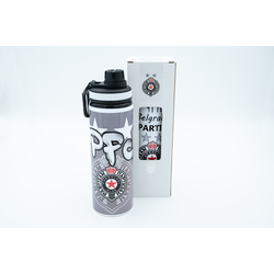 Nine Sport Flašica za vodu FK Partizan, 750ml, Siva