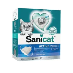 Sanicat Active White grudvajući posip za mačke 10L