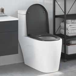 WC daska Antracit 49 x 36 x 4 cm Duroplast