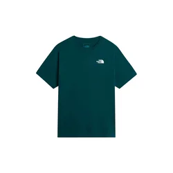 THE NORTH FACE Majica EVOLUTION BOX NSE turkizna / bela