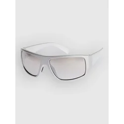 Dot Dash Orbit Shiny Silver Sunglasses flash silver