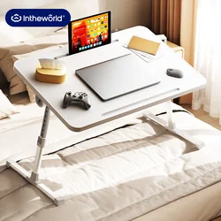 Jichuan Sto za laptop za krevet, Podesivi, Beli