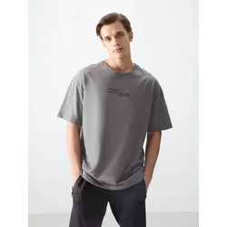 Tommy Life Majica T-Shirts antracit