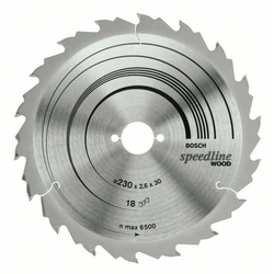 BOSCH List kružne testere Speedline Wood 165 x 20;16 x 1.7 mm. 12