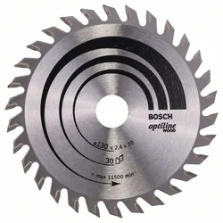 BOSCH List kružne testere Optiline Wood 130 x 20;16 x 2.4 mm. 30