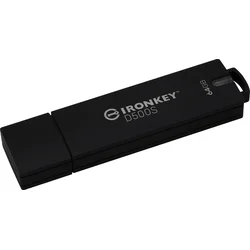Kingston Ironkey D500S/64GB/USB 3.2/USB-A/Črna